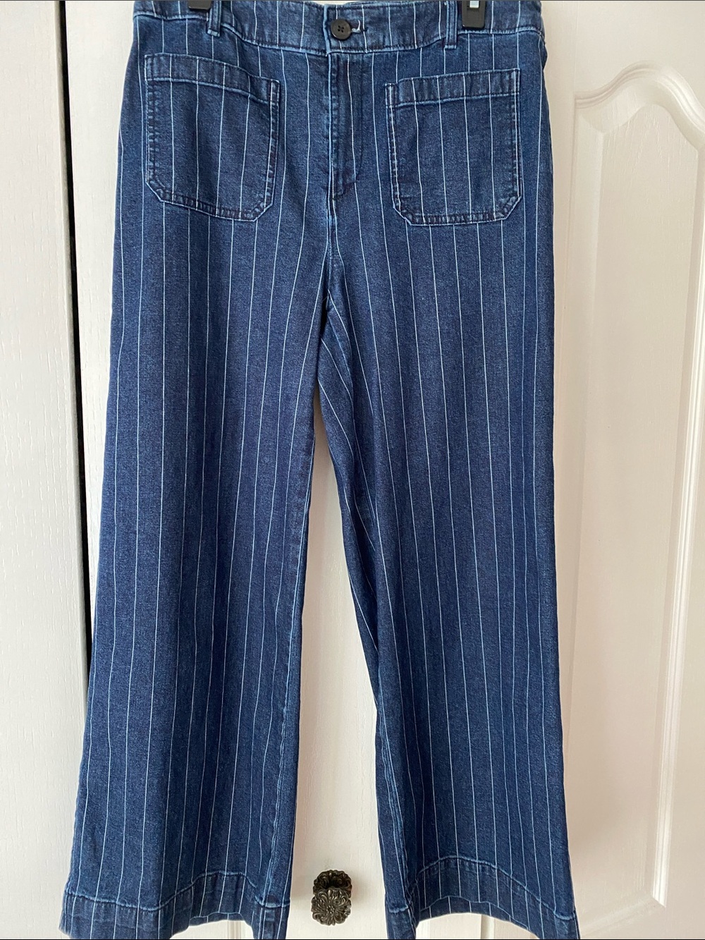 LOFT The Palmer Wide Leg Jeans